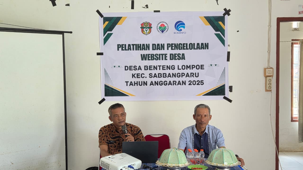 Pelatihan dan Pengelolaan website Desa